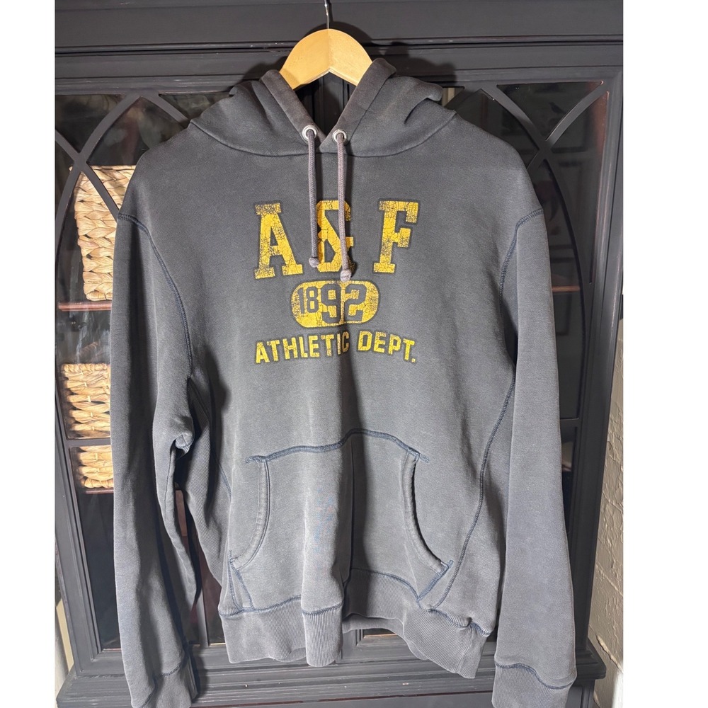 Vintage Y2K Abercrombie & Fitch Heavyweight Hoodie Good Fader X/XL